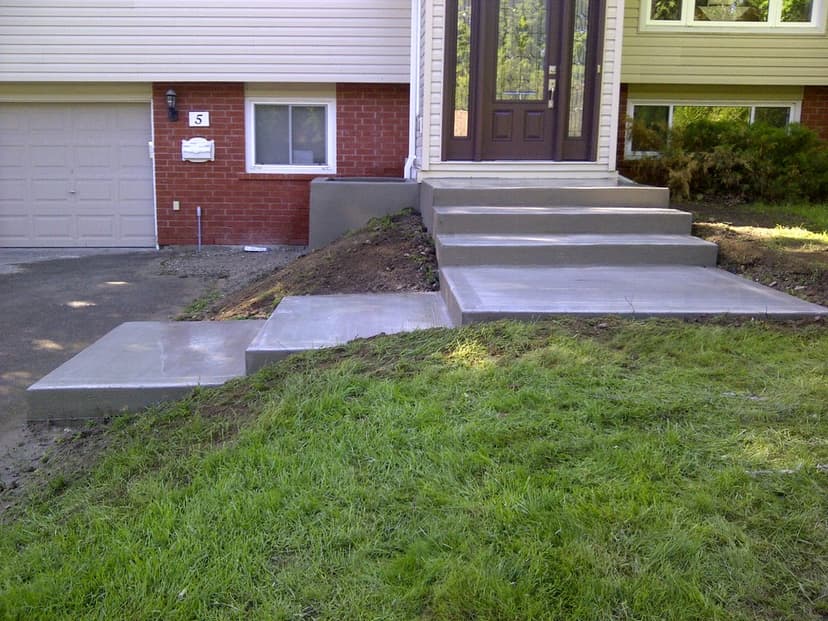 Concrete patio project